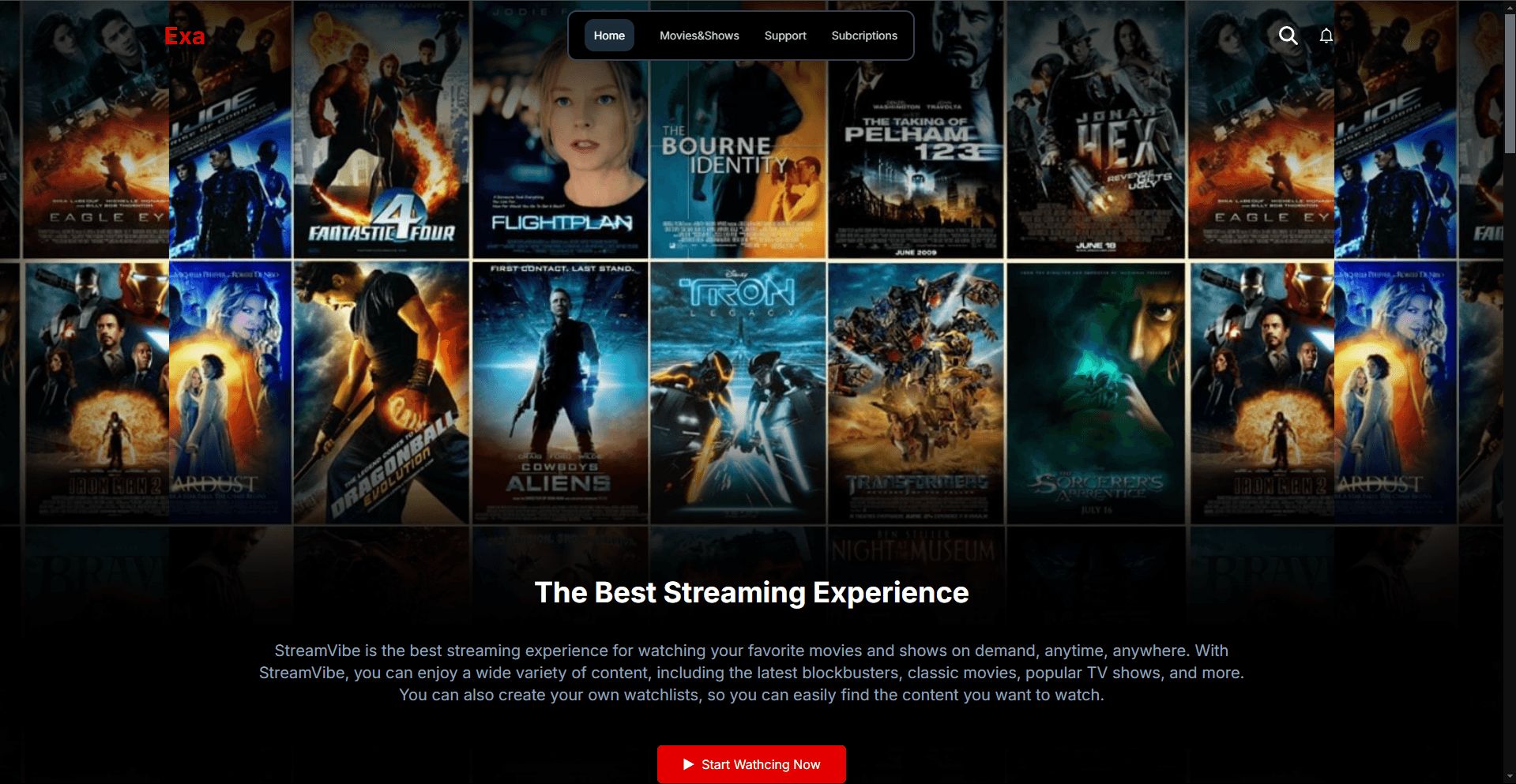 Landing Page Movie